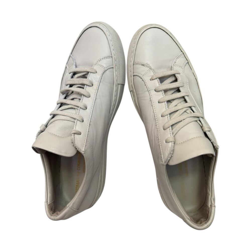 Woman by Common Projects Leather Achilles Trainers Sneakers Size 39 - Picture 8 of 11